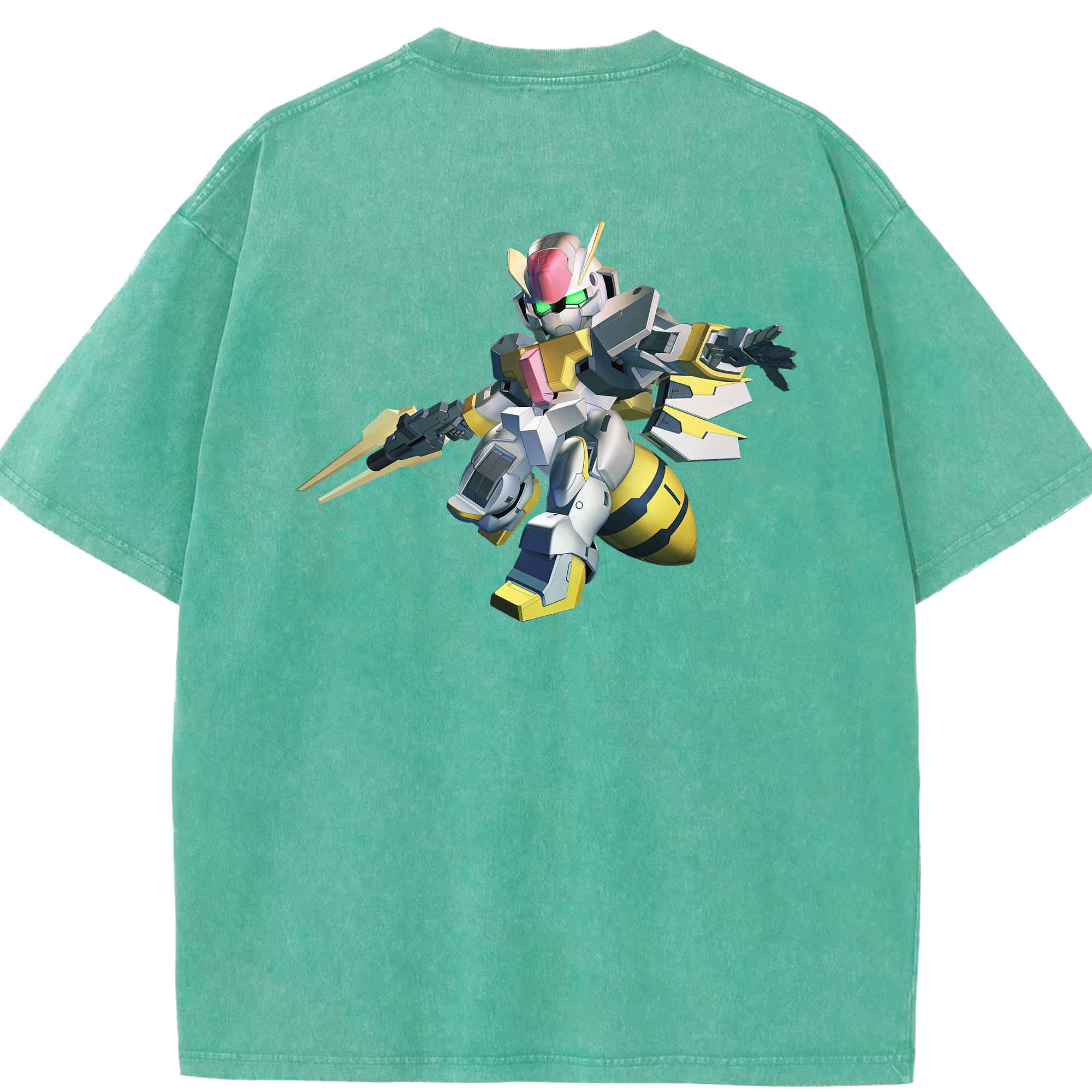 （画像用） 機動戦士ガンダム Mobile Suit Gundam 綿100% ヴィンテージ風 半袖Tシャツ（背面プリント）